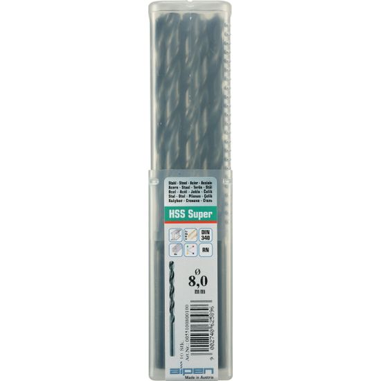 Hss Drill Bit Long 10 X 184mm Bulk