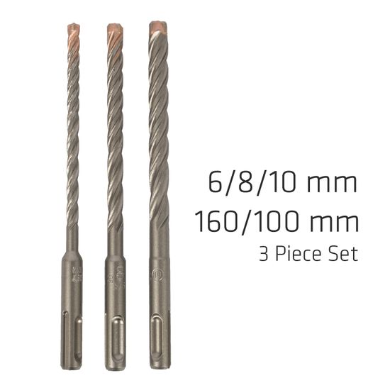 Force X Sds Set 3 Pcs 6/8/10 Mm X 160