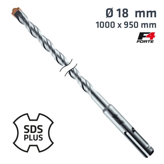 Sds Plus Hammer Bit 1000 X 950mm 18mm