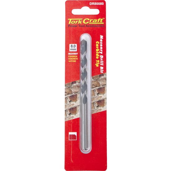 Drill Bit Masonry/concrete 8.0mm 1/card