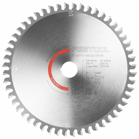 Saw Blade H 168x1.8x20 Tf52