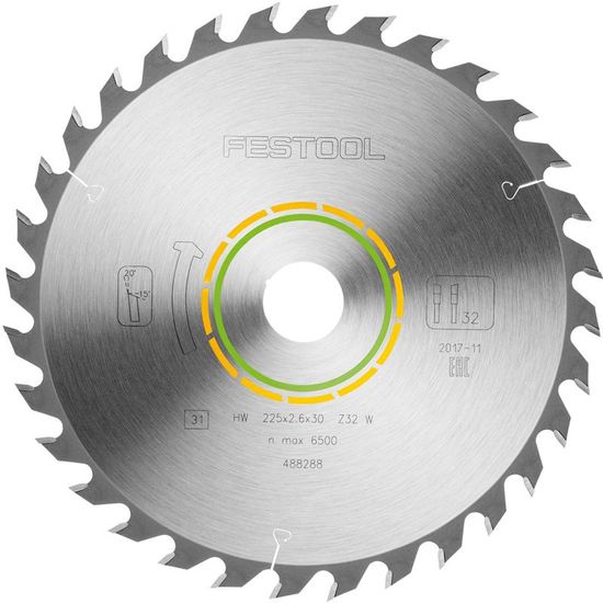 Saw Blade Hw 225x2,6x30 W32