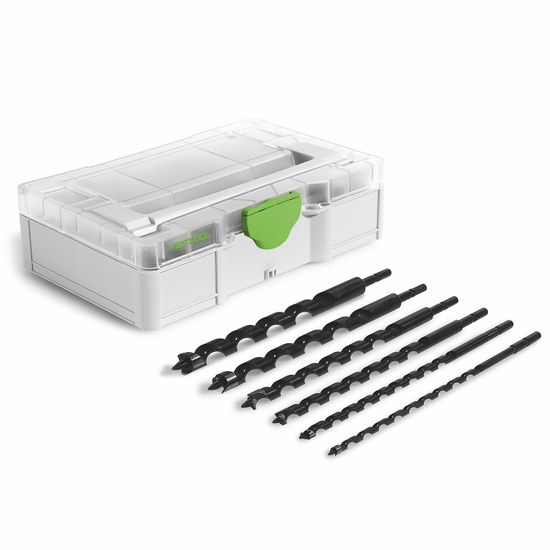 FESTOOL SYS3 S 76-SB CE-SORT/6 Auger Bit Set In Systainer&sup3; S