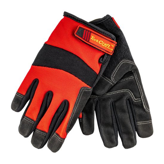 Work Glove Small- All Purpose Red With Touch Finger