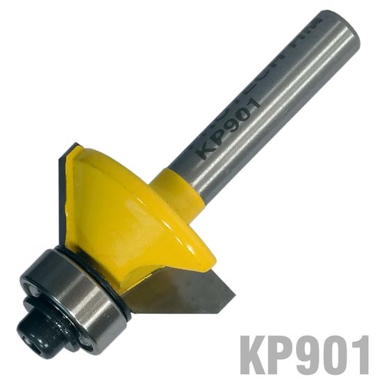 Chamfer Bit Tct 45&deg; 1' X 3/8' X 1/4' Shank