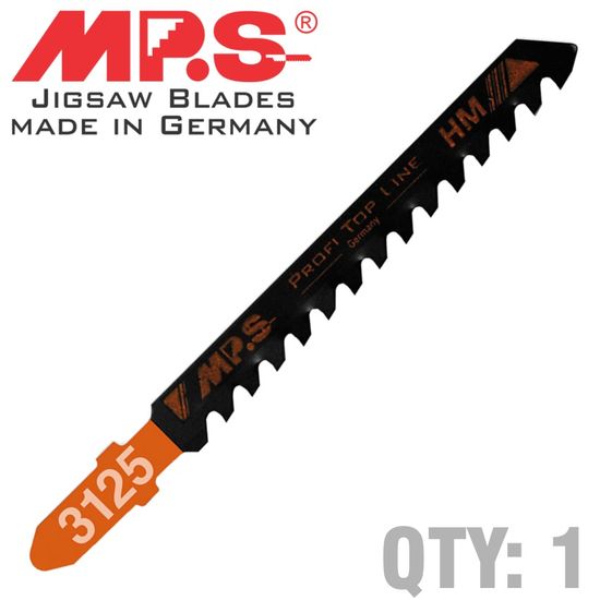 Jigsaw Blade Tungsten Tip T-shank 6tpi 100mm 1/pack T141hm