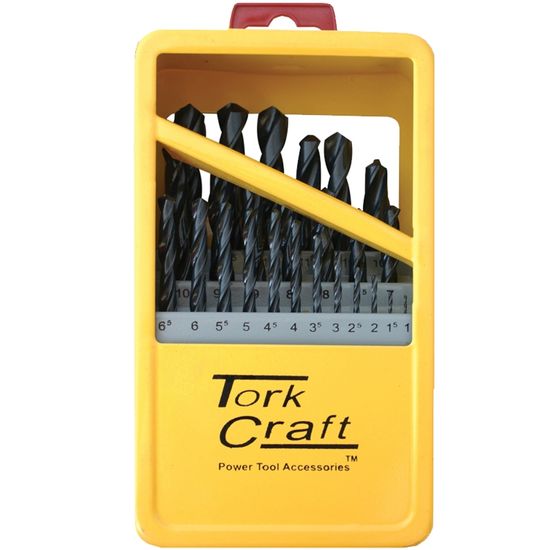 Drill Bit Set 25pce Roll Forged Metal Case