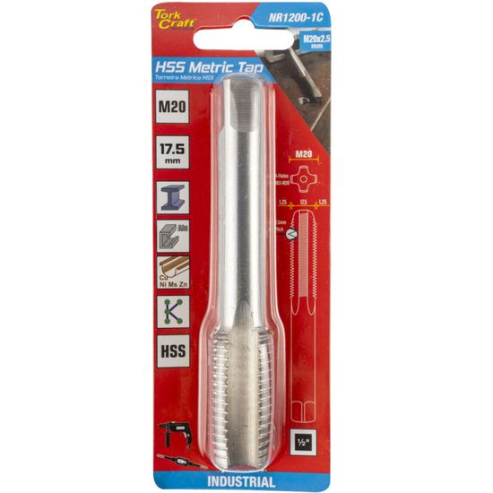 Tap Hss 20mm X 2.5mm 1/card