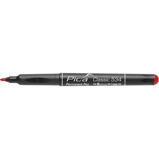 Permanent Pen Red Medium Tip 1mm
