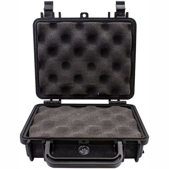 Hard Case 190x170x60mm Od With Foam Black Water & Dust Proof(171305)