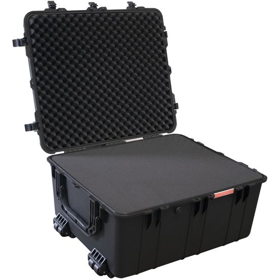 Plastic Case 847 X 722 X 432mm Od Wheels With Foam Black Case Water &