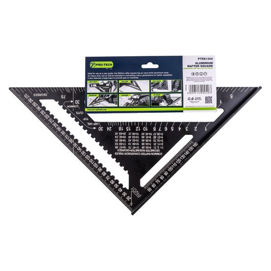 Rafter Square 300mm Aluminium