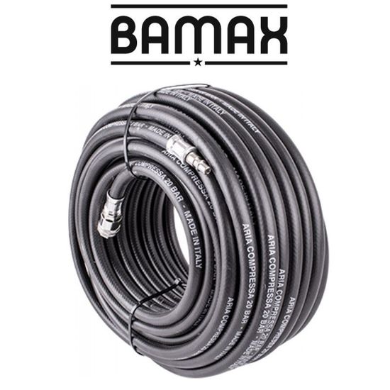 Rubber Air Hose 8mmx30m W.quick Coupler Bx15813r30