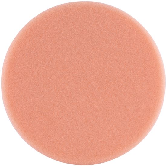 Foam Pad Hook And Loop Orange Sponge 150mm 6' Light Compounding