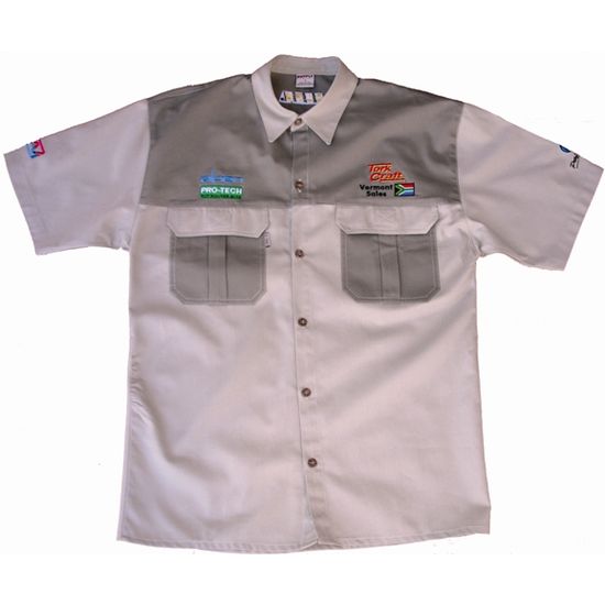 Vermont Mens Bush Shirt Khaki 100% Cotton 2xl