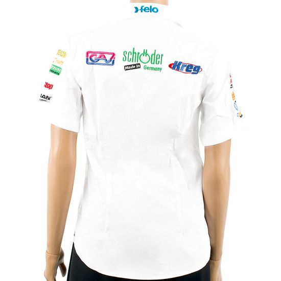 Ladies Blouse - White 3/4 - X-large