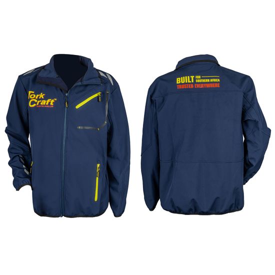 Unisex Soft Shell Jacket Blue - 2x-large