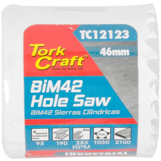 46mm Bim42 Bi Metal Hole Saw
