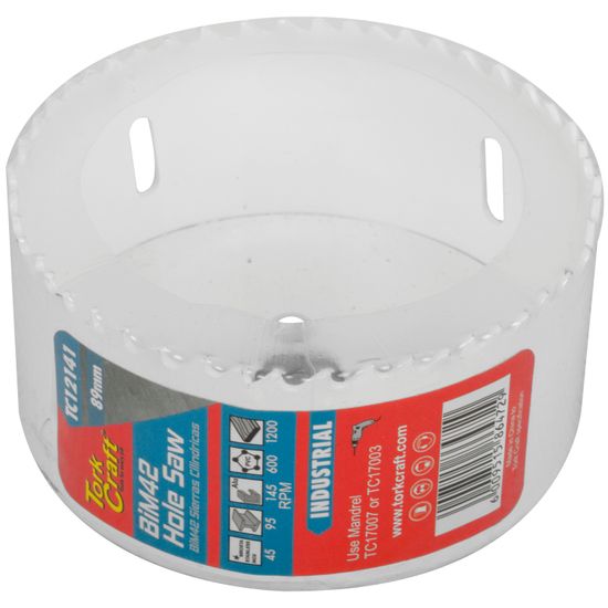 89mm Bim42 Bi Metal Hole Saw