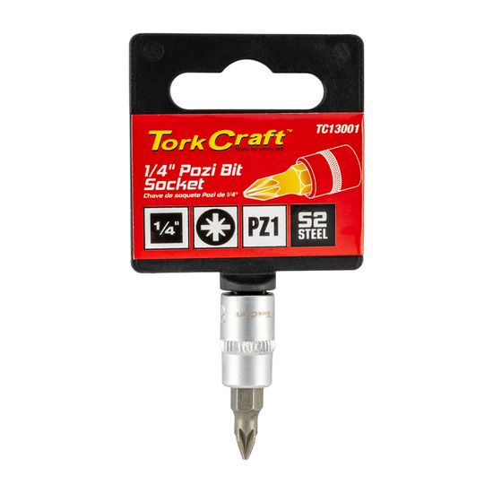 Socket Bit 1/4"dr Pozi Pz1 S2 Material