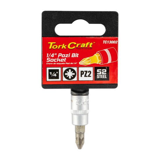 Socket Bit 1/4"dr Pozi Pz2 S2 Material