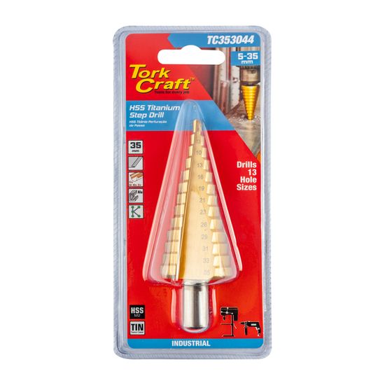 Step Drill Hss 5-35mmx2-3mm
