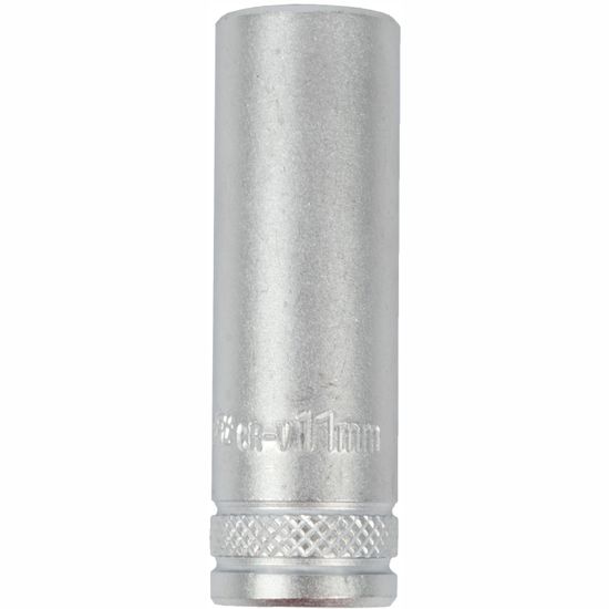 Socket 11mm 1/4' Dr Deep Socket Crv 12 Point