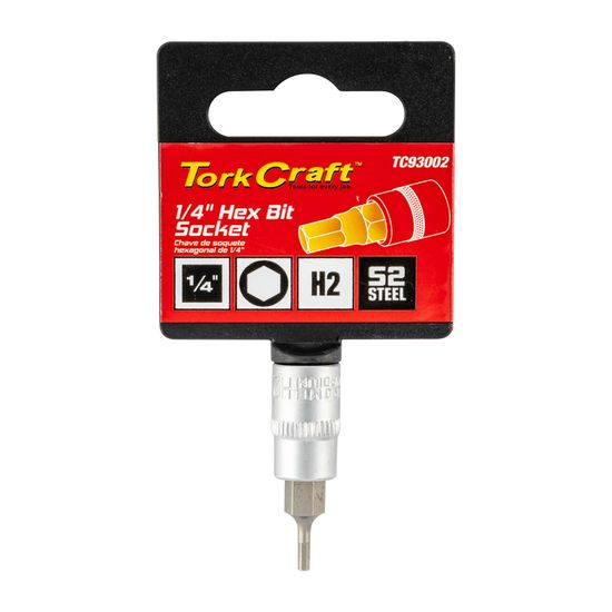 Socket Bit 1/4"dr Hex H2 S2 Material