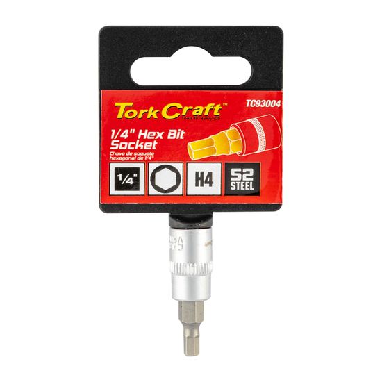 Socket Bit 1/4"dr Hex H4 S2 Material