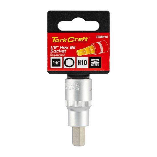 Socket Bit 1/2"dr Hex H10 S2 Material