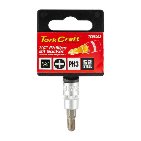 Socket Bit 1/4"dr Phillips Ph3 S2 Material