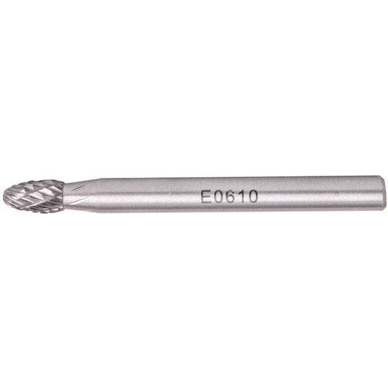 Rotary Burr Tungsten 6x10x6mm Rounded