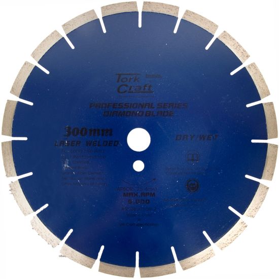 Dia. Blade 300x12x25.4mm Gen. Purp. Laser Welded Segmented