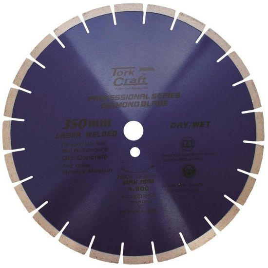 Diamond Blade 350x25.4mm Concrete Laser Welded Segmented