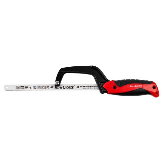 Alumimium Hack Saw Frame 300mm Mini C/w Blade One Hand
