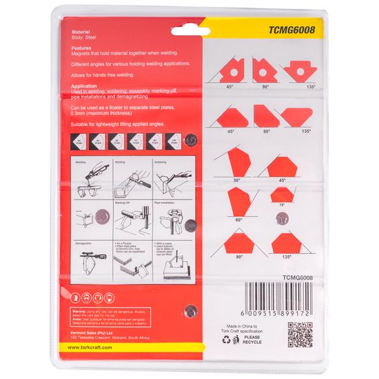 6pc Welding Magnetic Set