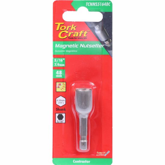 Magnetic Nutsetter 5/16 X 48mm Carded