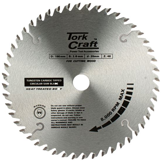 Blade Tct 190 X 48t 30/20/16 Tcg Positive Profesional Industrial