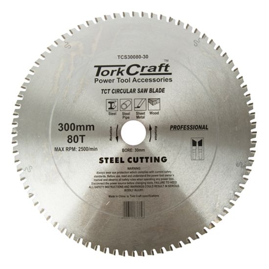 Tct Blade Steel Cutting. 300 X 80t 30mm Bore