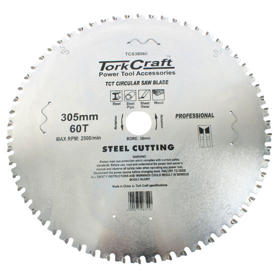 Tct Blade Steel Cutting 305x60t 30mm