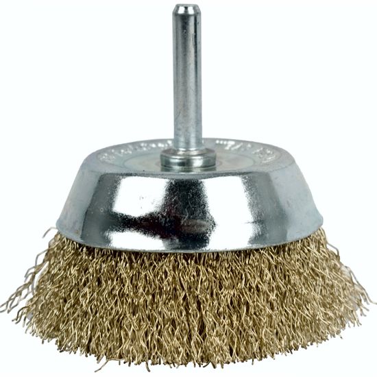 Wire Cup Brush 75mm X 6mm Shaft Blister