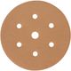 Gold Disc (50 Pieces) 500grit 150mm X 6+1 Holes Hook And Loop