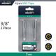 Hss Hand Tap Set Imperial G 3/8' Pouched