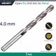 ALPEN Pro Hss Drill Din 338 Rn 135 With Split Point 4.0mm Bulk