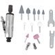 Air Die Grinder 6mm 14 Piece Kit Blow Mould Case