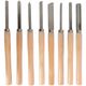 Chisel Set Wood Turning 8 Piece Std Wooden Case