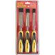 Wood Chisel 140mm Blade 3pc 13/19/25 With Pvc Handle