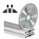 FESTOOL HW 210x2,4x30 TF72 Aluminium/Plastics Circular Saw Blade 210mm x 30mm 72T