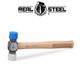 Hammer Mallet Plastic D/head 350g 12oz Hick. Wood Handle