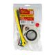 Cable Tie Holder 38mm & Car. Clip Lumin Mat. 50pc Ass. Cabl 2.5x150mm